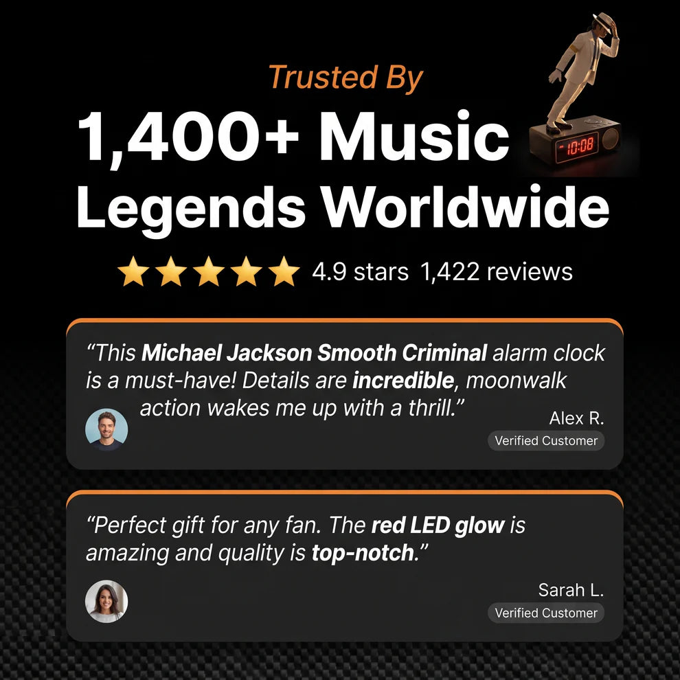 Michael Jackson Digital Alarm Clock