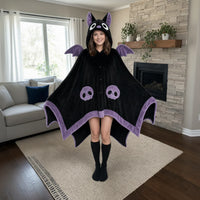 Bat Onesie + Bat Slippers