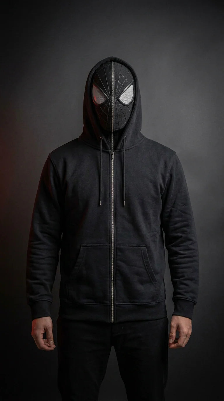 Black Spidey Hoodie